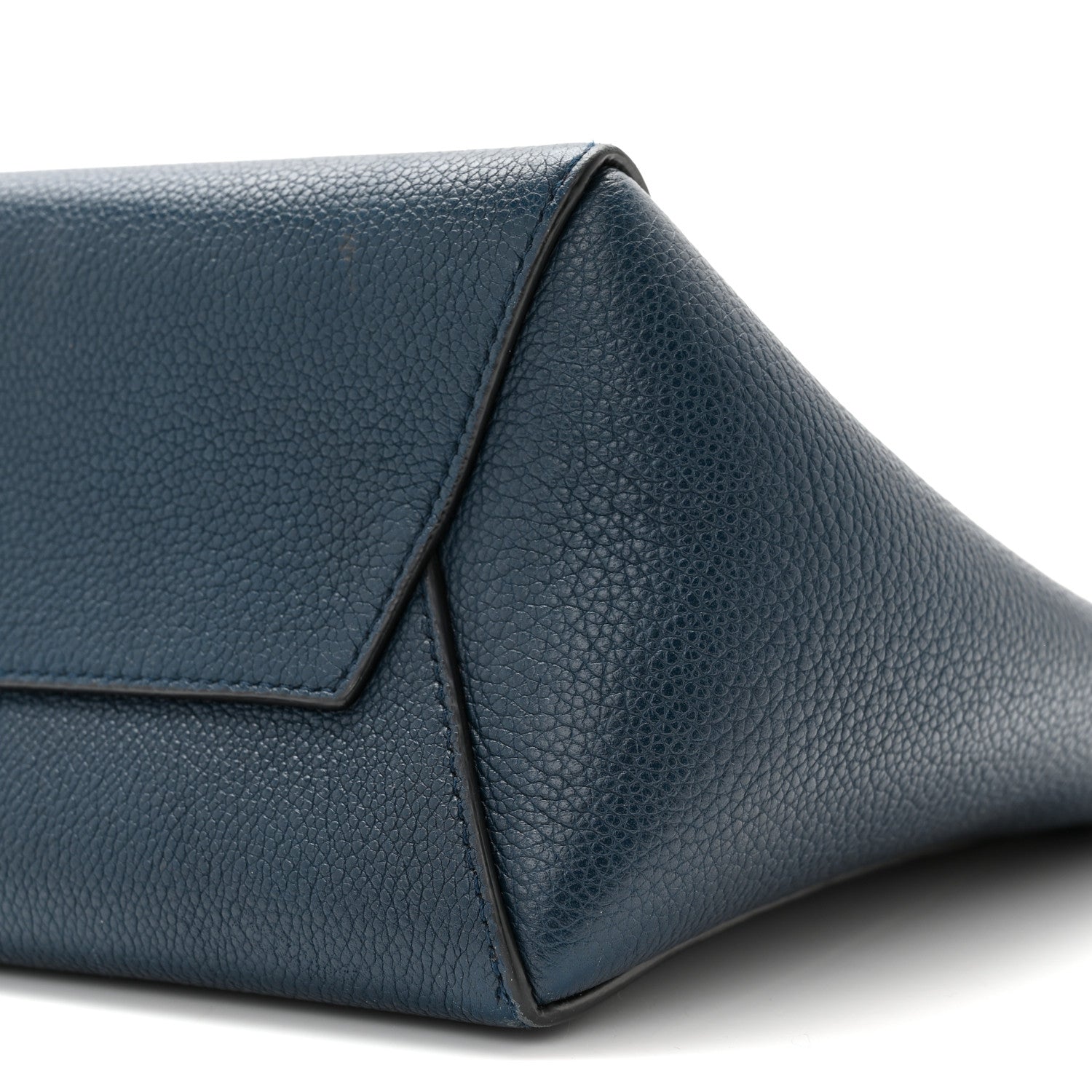 Celine Soft Grained Calfskin Small Sangle Bucket Bag Abyss Blue 8 of 8