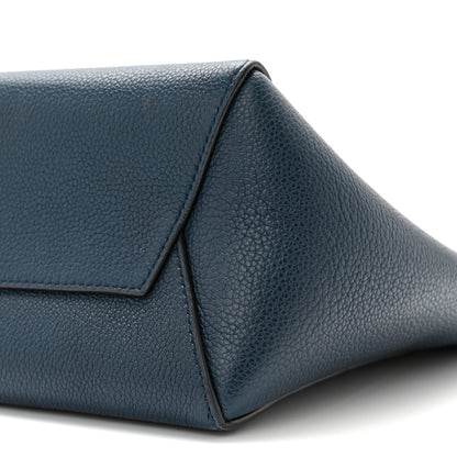 Celine Soft Grained Calfskin Small Sangle Bucket Bag Abyss Blue 8 of 8