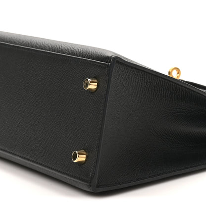 Hermes Epsom Kelly Sellier 25 Black 11 of 11