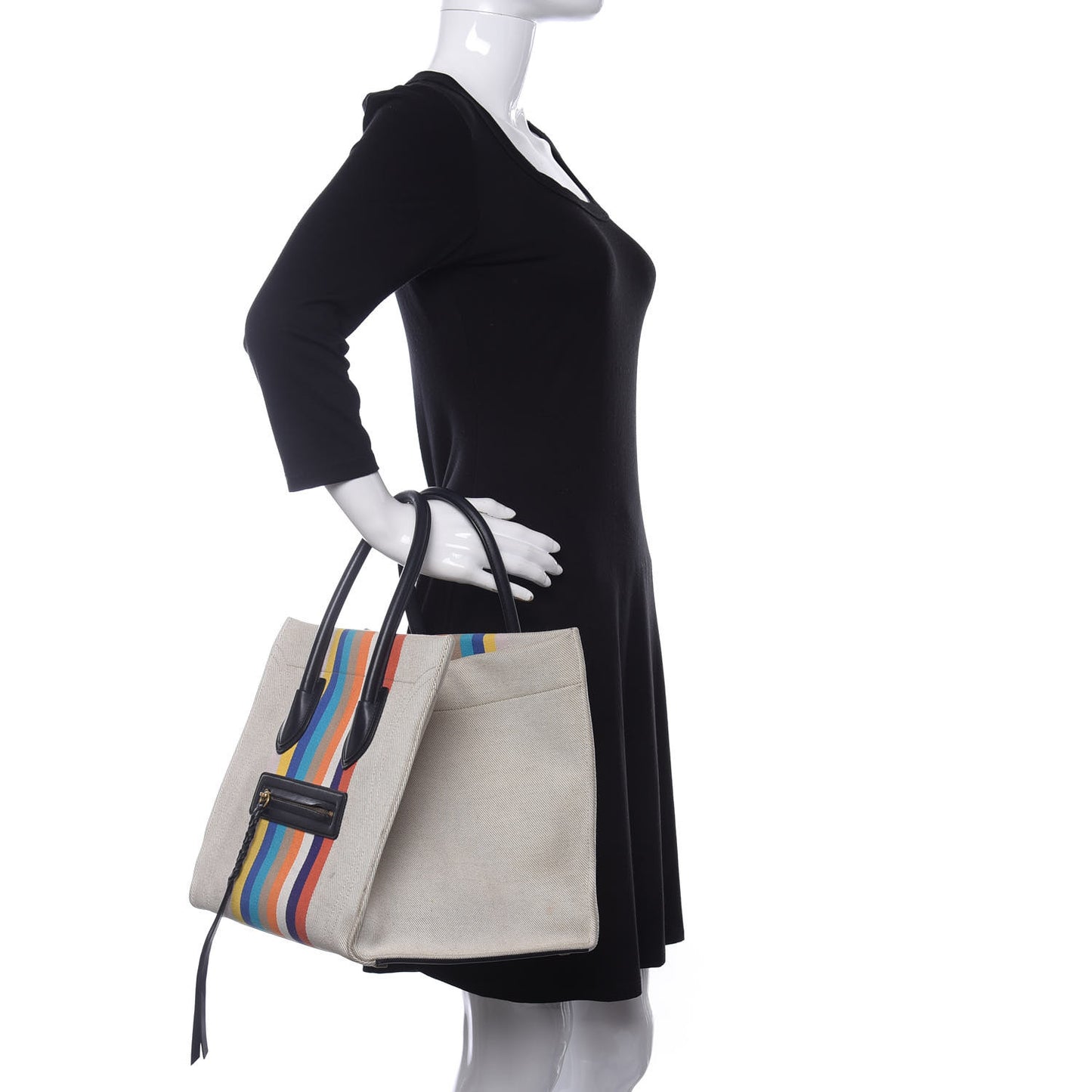 Cotton Canvas Medium Phantom Luggage Multicolor