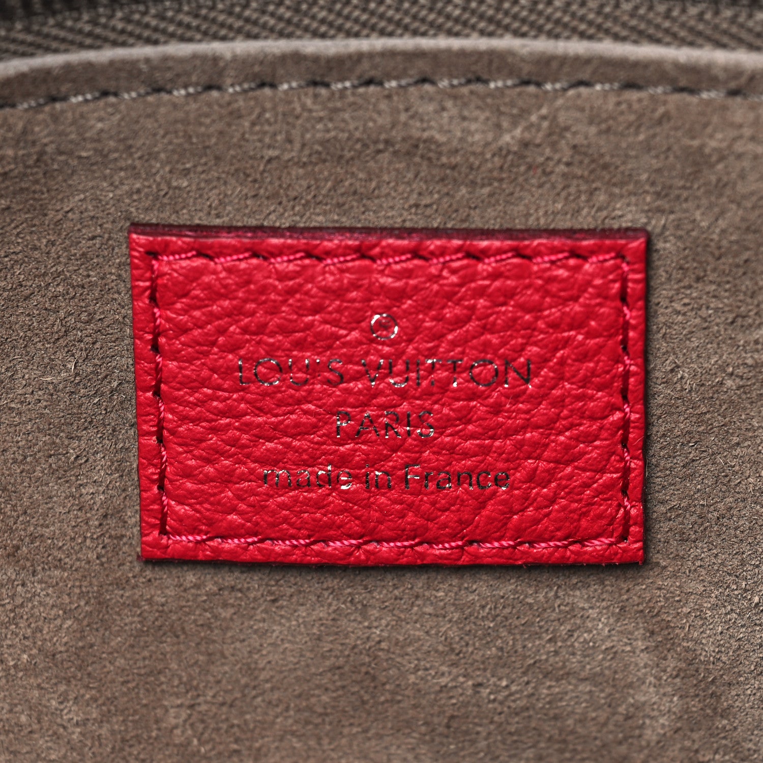 Louis Vuitton Veau Cachemire Soft Lockit MM Framboise 5 of 7