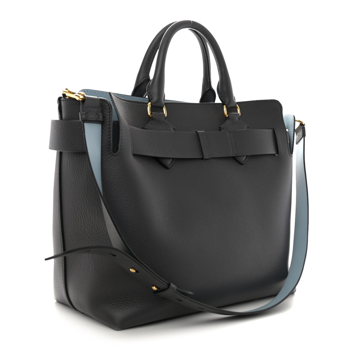 Marais Calfskin Medium Belt Bag Charcoal Grey