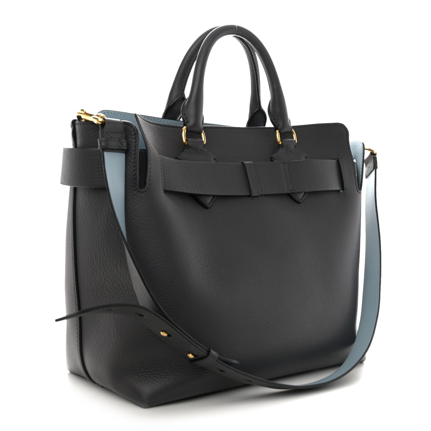 Burberry Marais Calfskin Medium Belt Bag Charcoal Grey 3 of 12