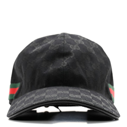 Gucci Monogram Web Baseball Hat S Black 3 of 9