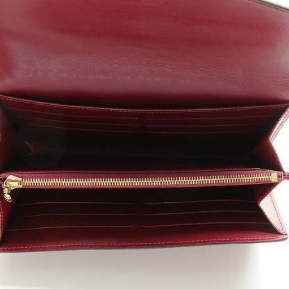 Louis Vuitton Vernis Sarah Wallet NM Magenta 5 of 6