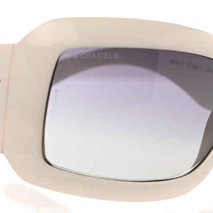 Chanel Mother of Pearl CC Sunglasses 5076-H White 7 of 8
