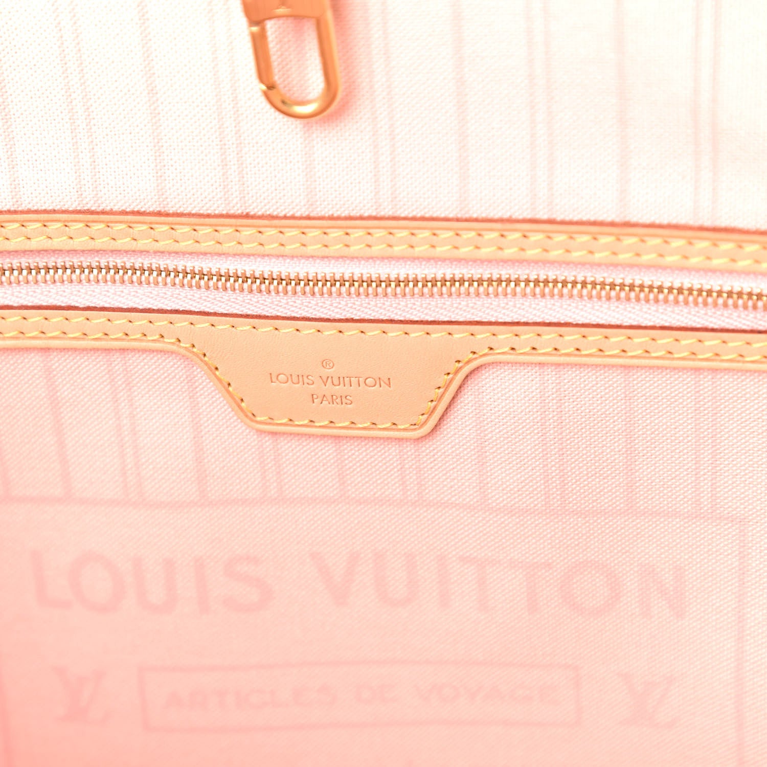 Louis Vuitton Damier Azur Neo Neverfull MM Rose Ballerine 8 of 11