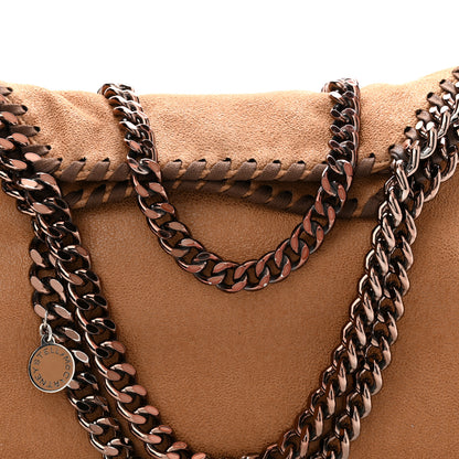 Stella McCartney Shaggy Deer Mini Falabella Fold Over Tote Camel 8 of 11