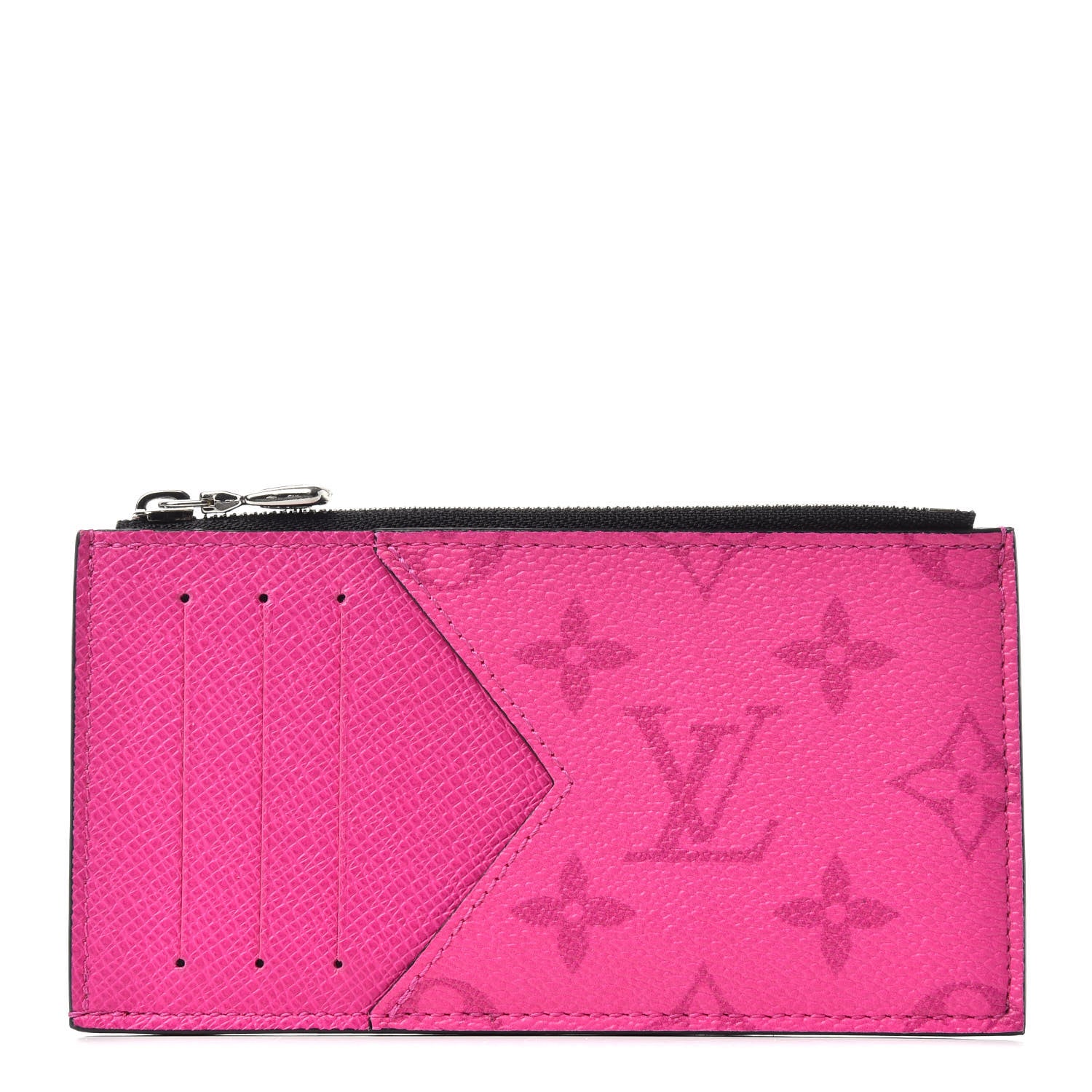 Louis Vuitton Taigarama Coin Card Holder Fuchsia 1 of 6