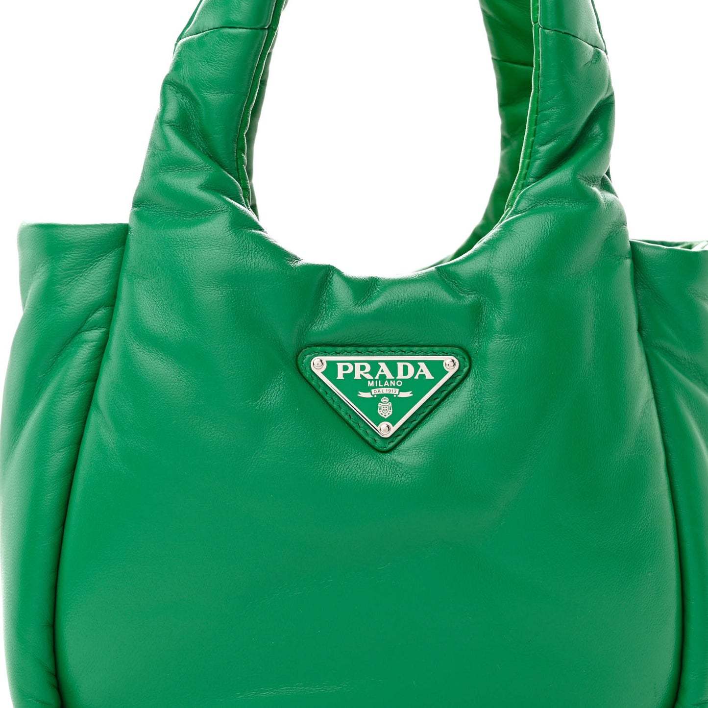 Nappa Soft Padded Small Double Handled Shoulder Bag Mango