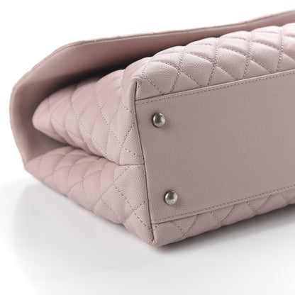 Chanel Caviar Quilted Medium Coco Handle Flap Light Pink 7 of 12