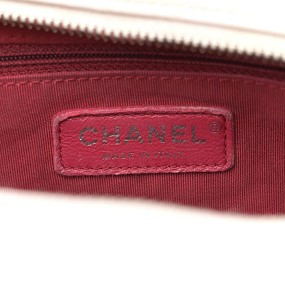 Chanel Aged Calfskin Quilted Small Gabrielle Hobo Black White 6 of 12