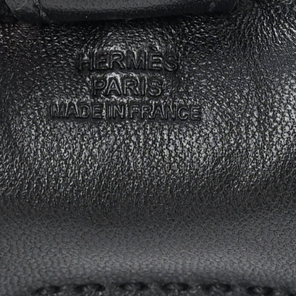 Hermes Milo Lambskin Grigri Rodeo Horse Bag Charm PM So Black 3 of 5