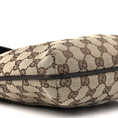 Gucci Monogram Flat Messenger Bag Dark Brown 11 of 12