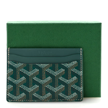 Goyard Goyardine Saint Sulpice Card Holder Green 7 of 7