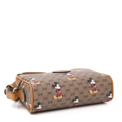 Gucci X DISNEY Mini Vintage GG Supreme Monogram Mickey Mouse Shoulder Bag Beige Vintage Sun Oil 4 of 11