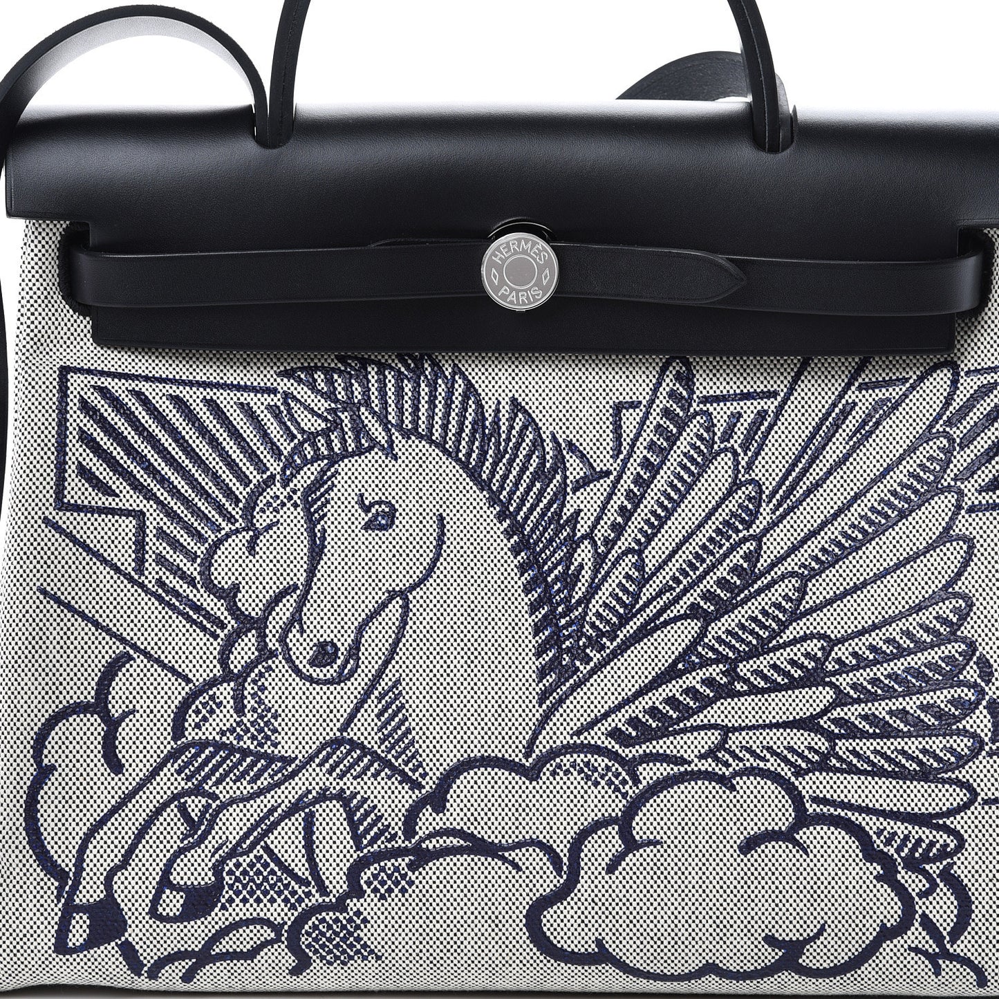 Vache Hunter Toile Pegase Pop Herbag Zip Retourne 31 PM Bleu Indigo