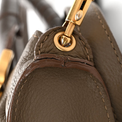 Chloe Calfskin Medium Marcie Satchel Anchor Grey 11 of 11