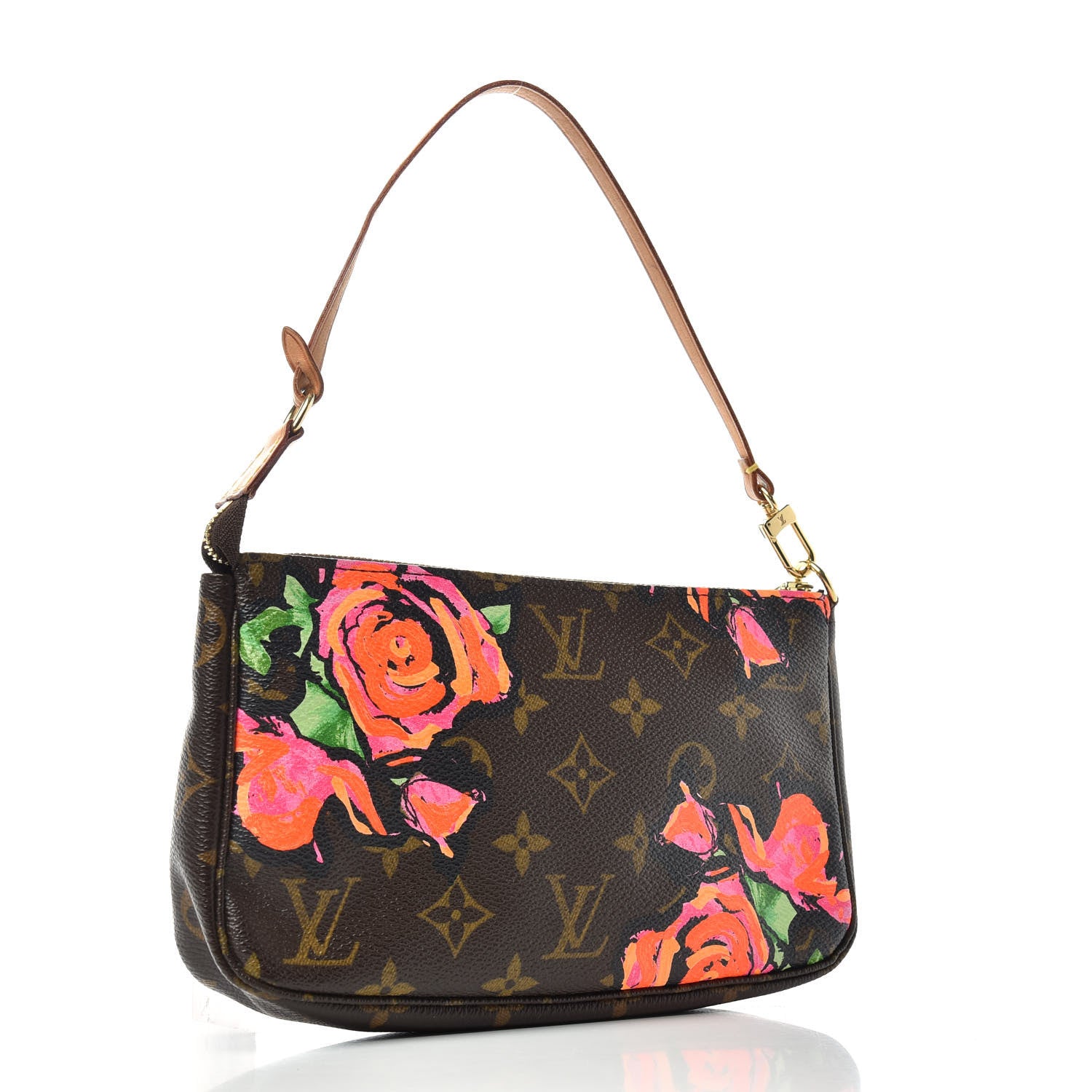 Louis Vuitton Monogram Roses Pochette Accessories 3 of 9