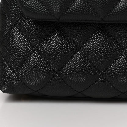 Chanel Caviar Quilted Small Coco Handle Flap Black 12 of 12