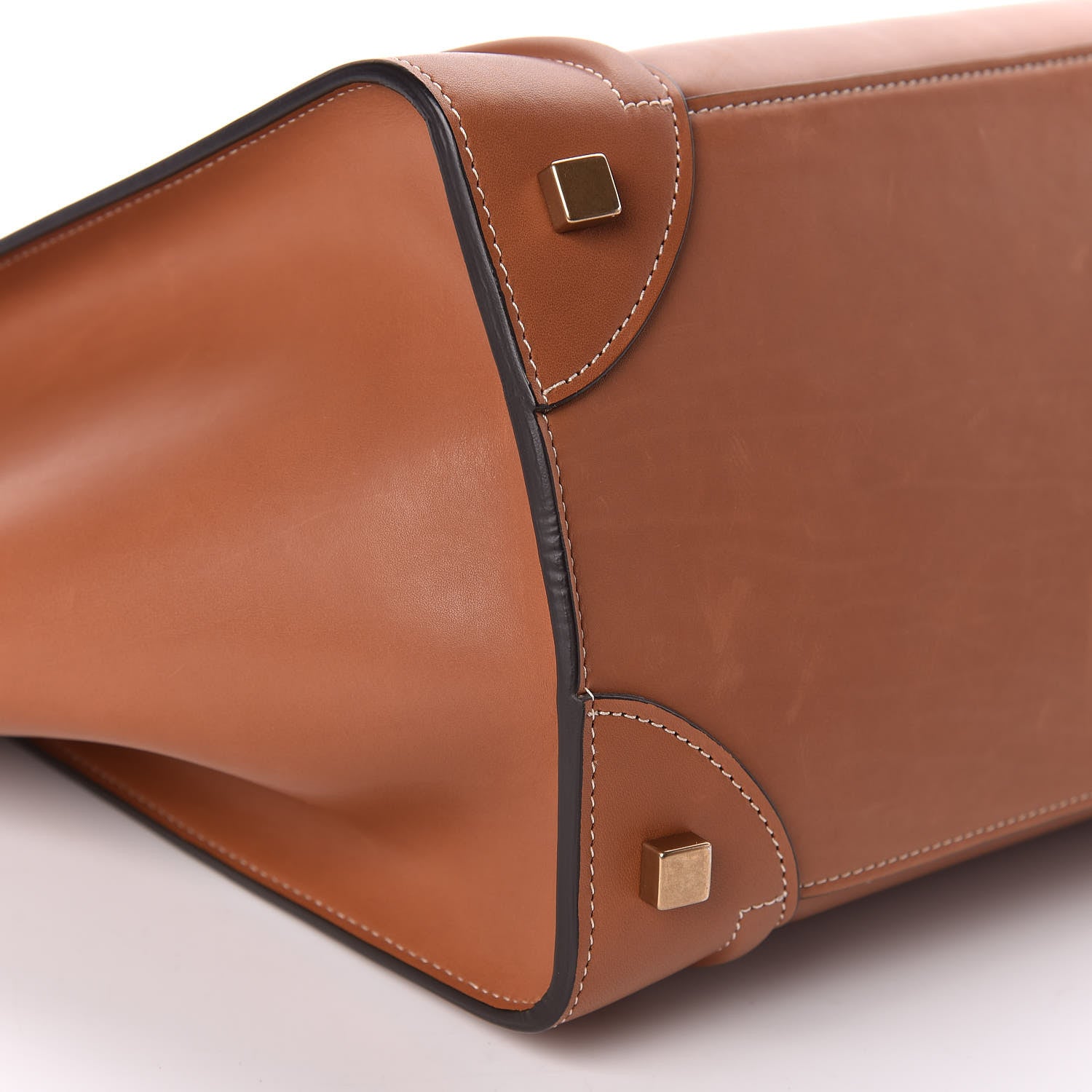 Celine Natural Calfskin Mini Luggage Tan 5 of 14