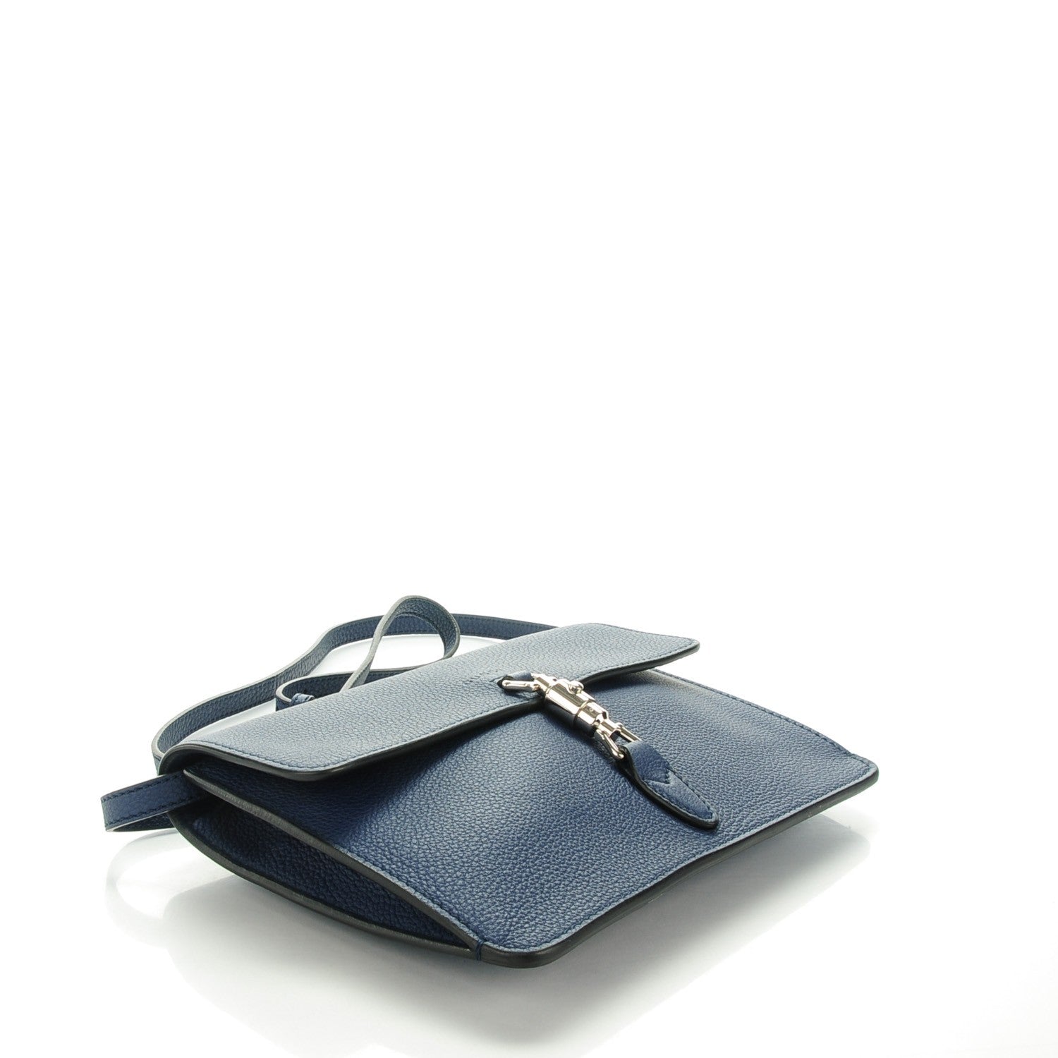 Gucci Grand Prix Calfskin Jackie Convertible Shoulder Bag Blue Marine 4 of 7