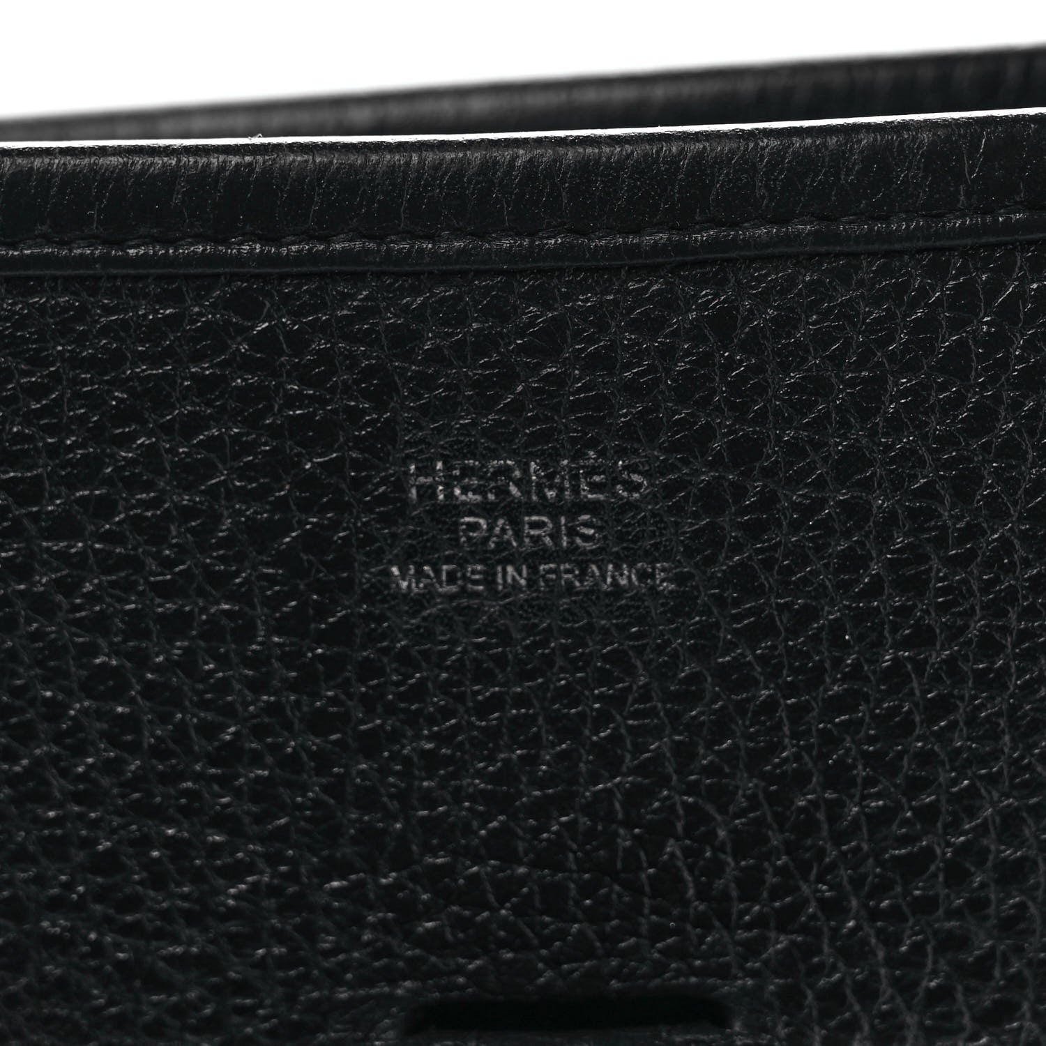 Hermes Taurillon Clemence Evelyne III GM Black 6 of 11