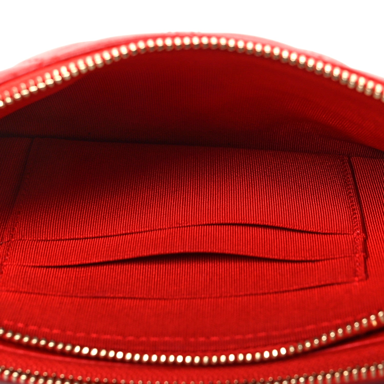 Chanel Lambskin Quilted Small Clutch With Chain Red 6 of 13