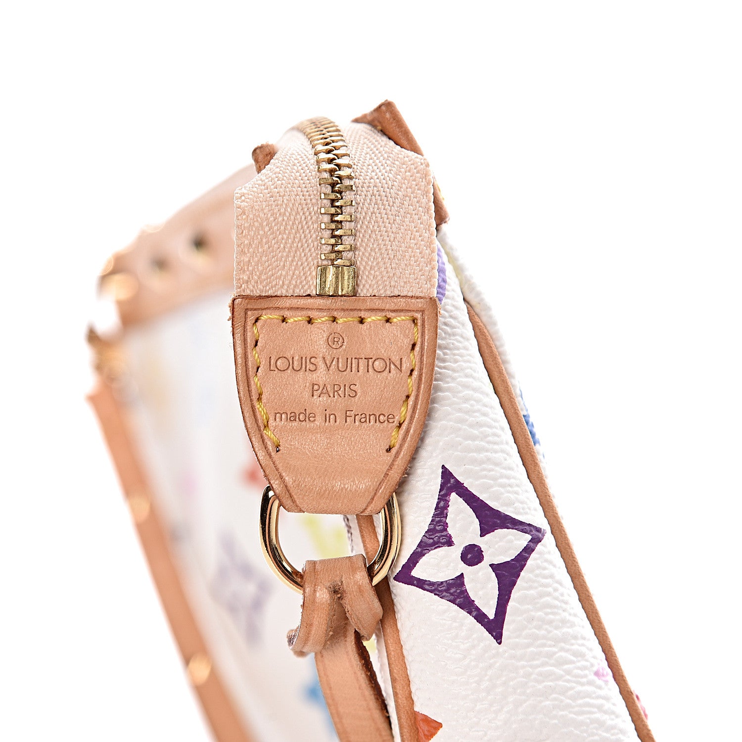 Louis Vuitton Monogram Multicolor Pochette Accessories White 7 of 10