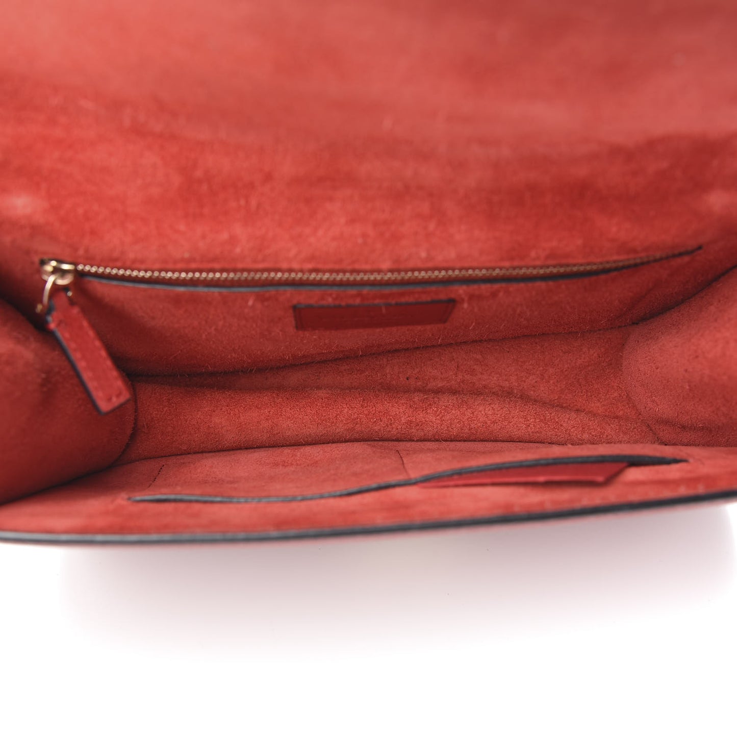 Pebbled Calfskin Medium Glam Lock Rockstud Flap Red