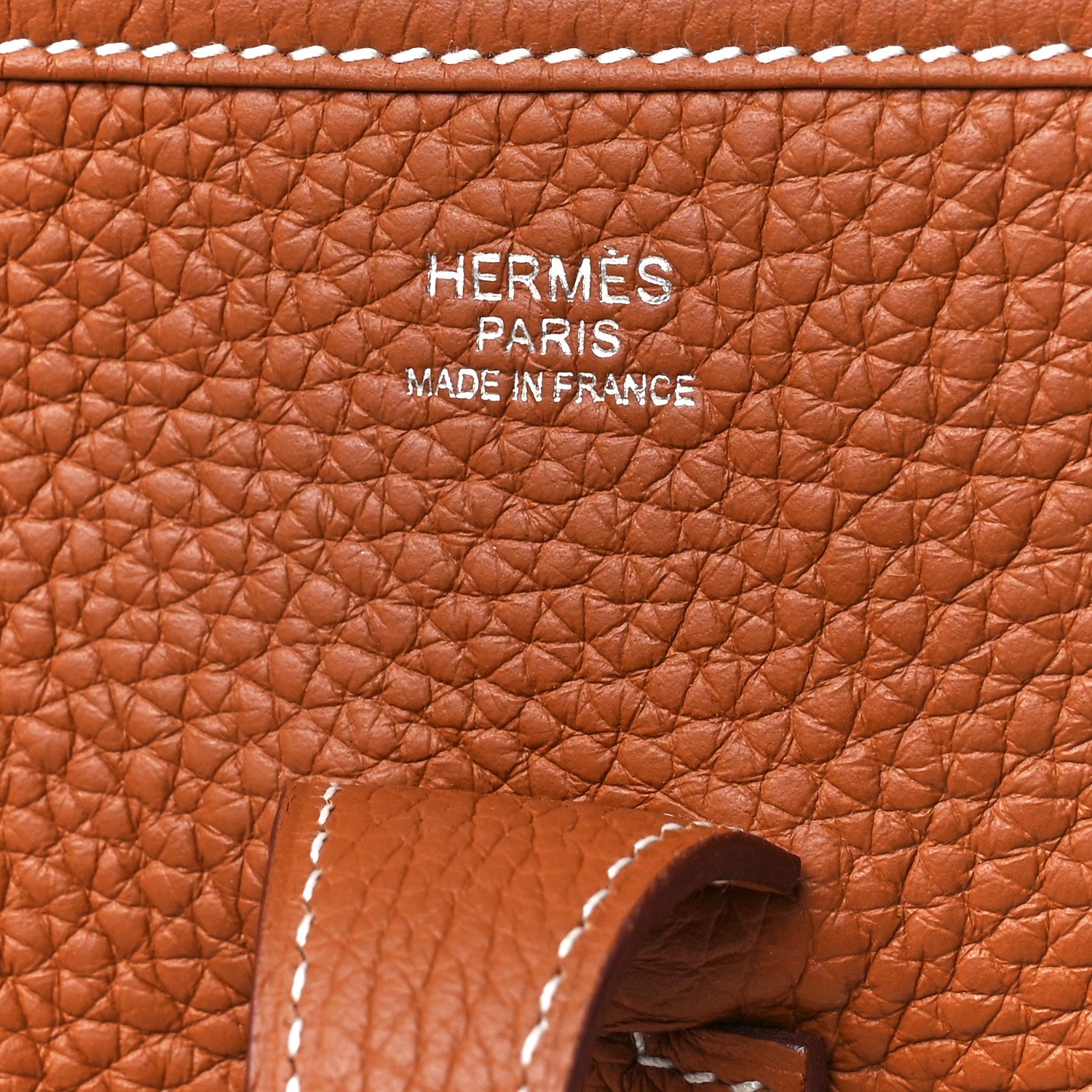 Hermes Taurillon Clemence Evelyne III PM Gold 6 of 11