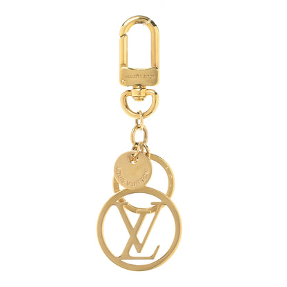 Louis Vuitton LV Circle Bag Charm Key Holder Gold 1 of 5