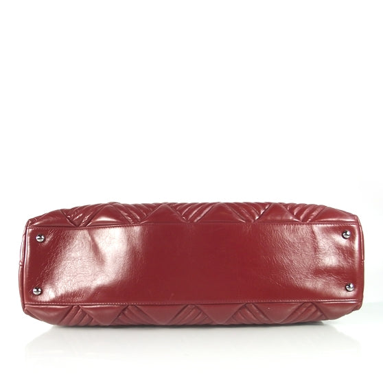 Chanel Lambskin Large In and Out Tote Red 5 of 12