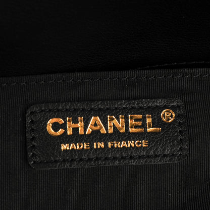 Chanel Lambskin Quilted Medium Boy Flap Black 6 of 7