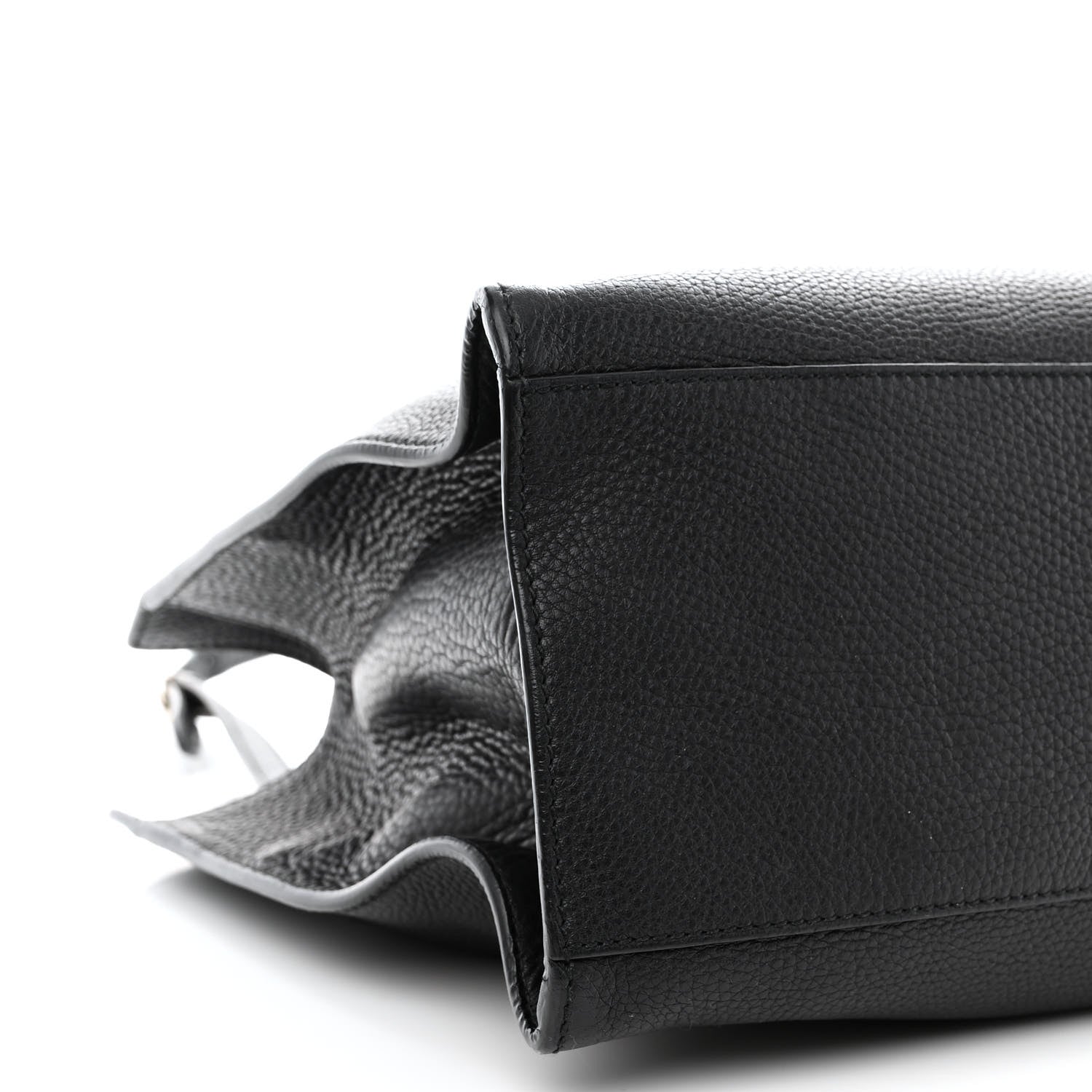 Gucci Calfskin Medium Bamboo Daily Shopper Black 8 of 10