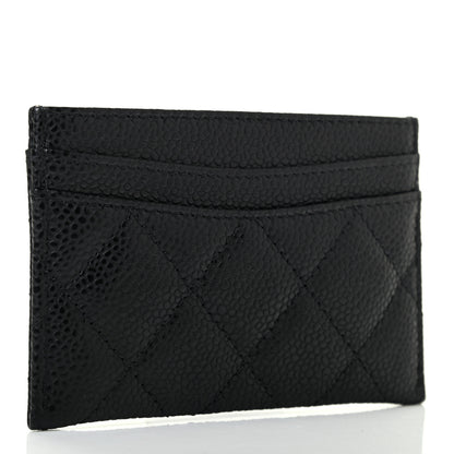 Chanel Caviar Quilted Card Holder Black 3 of 7