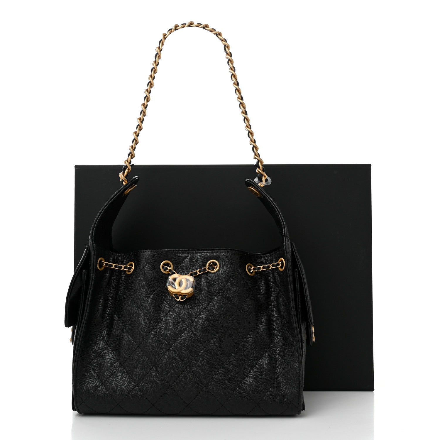 Chanel Caviar Quilted Small Chanel 25 Handbag Black 11 of 11