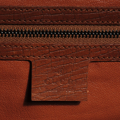 Gucci Leather Bamboo Bullet Satchel Brown 6 of 7