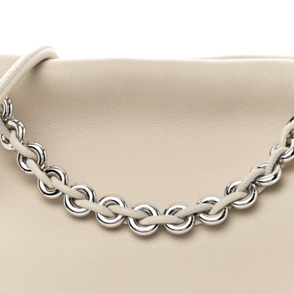Loewe Mellow Nappa Medium Donut Chain Flamenco Knot Clutch Sea Salt 8 of 11