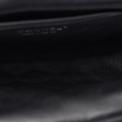 Chanel Satin Quilted Timeless Clutch Black 5 of 9