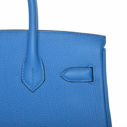 Hermes Togo Birkin 30 Bleu Zanzibar 24 of 27