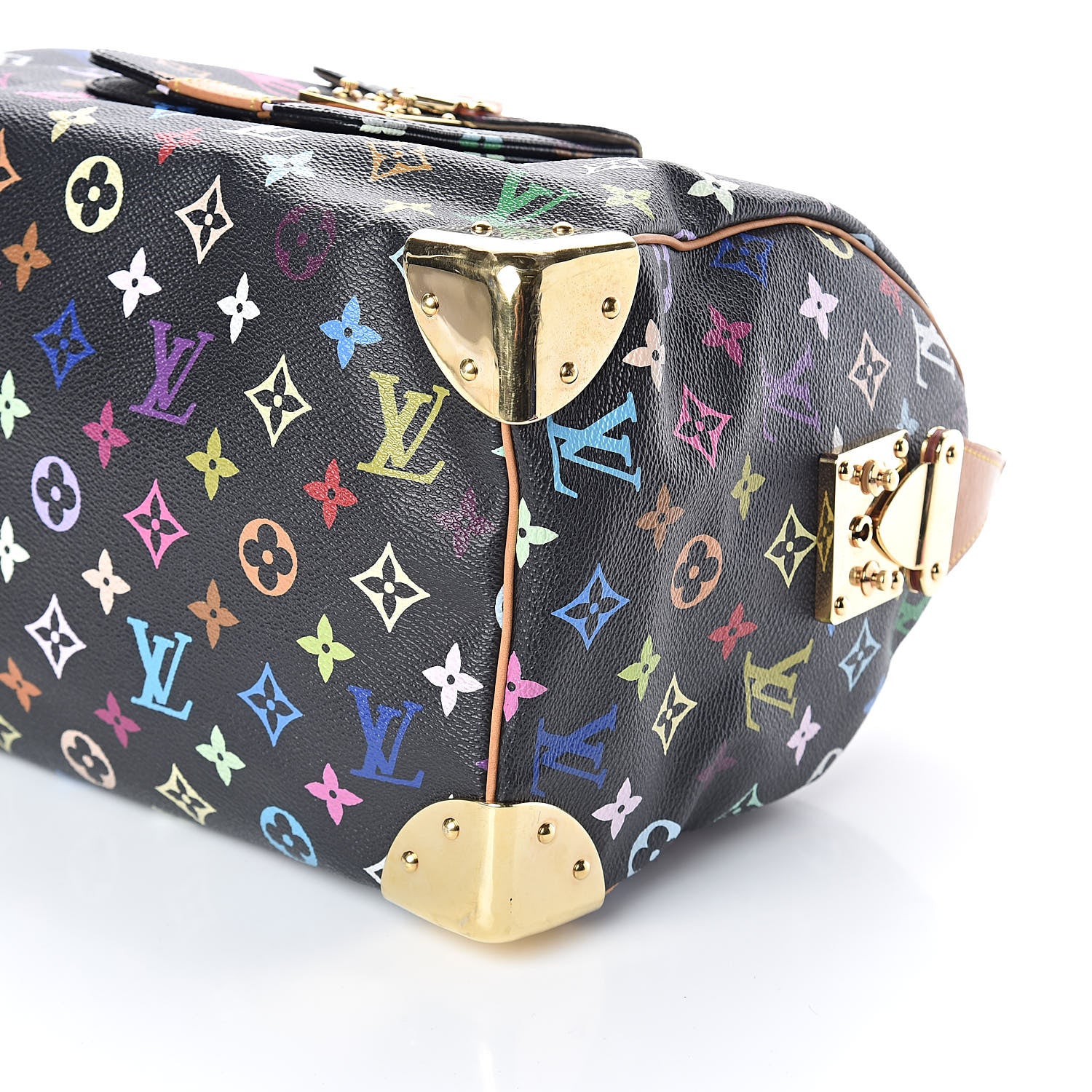 Louis Vuitton Monogram Multicolor Speedy 30 Black 9 of 9