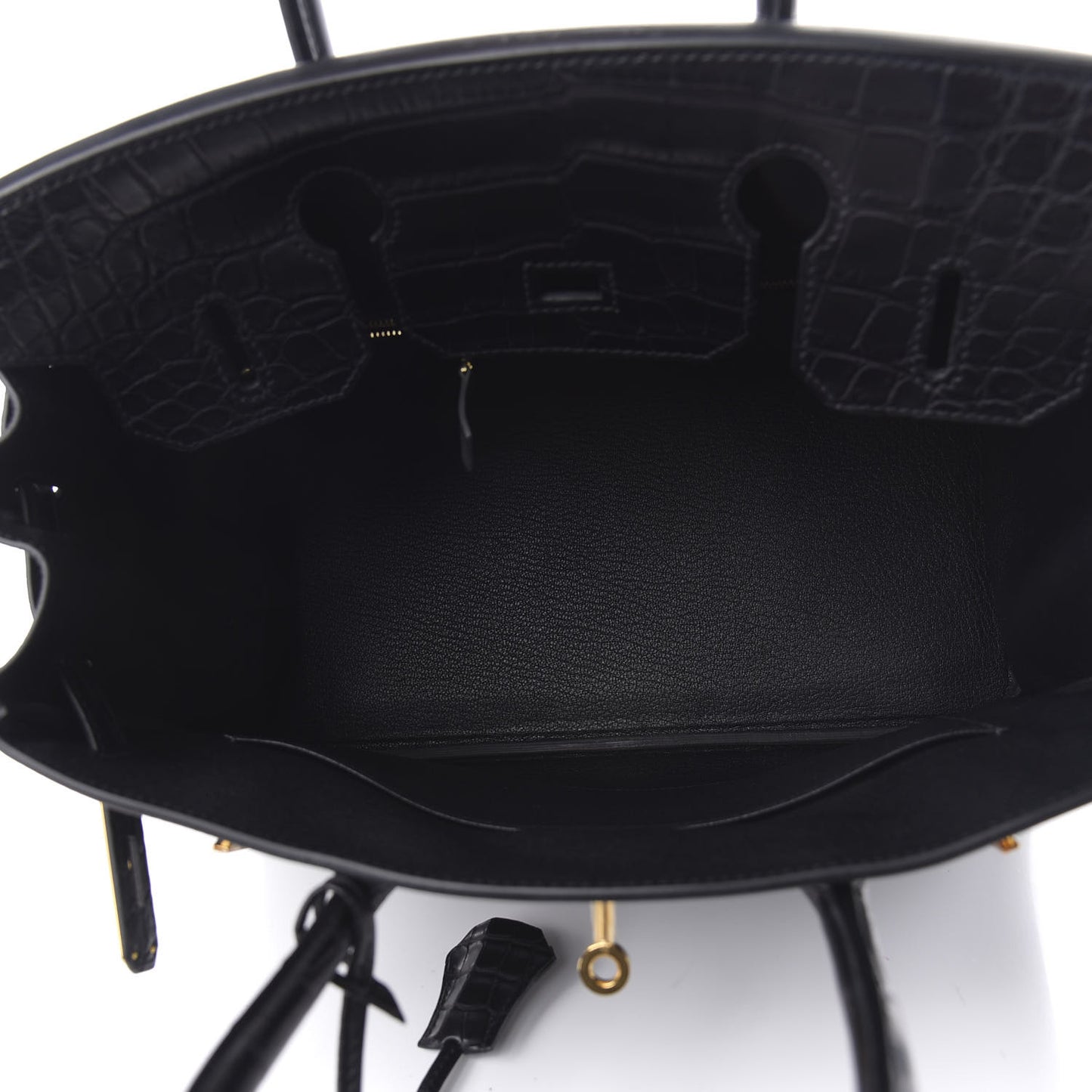 Togo Matte Alligator Birkin Touch 30 Black