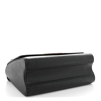 Louis Vuitton Epi Tortoiseshell Twist Shoulder Bag MM Black 5 of 12
