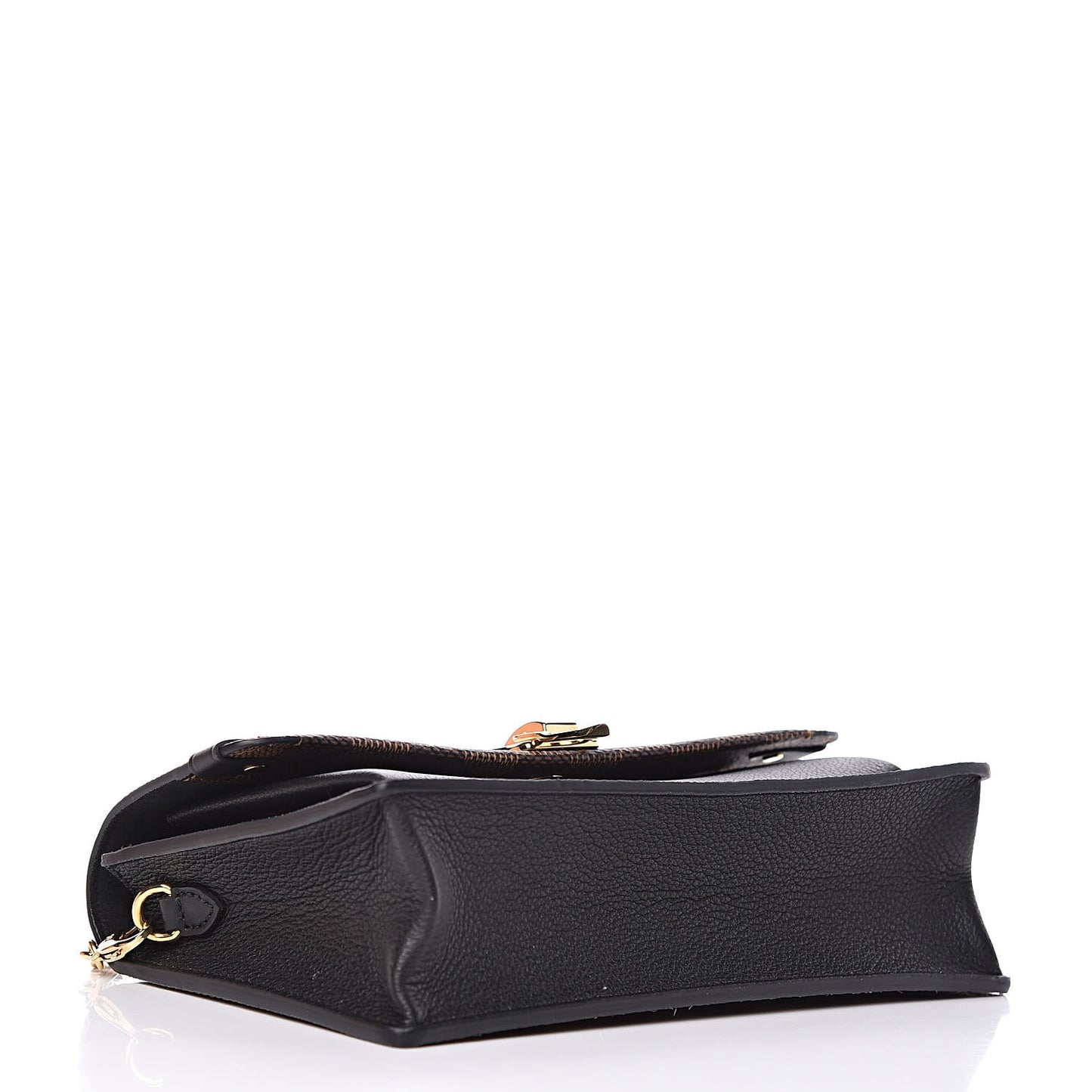 Damier Ebene Vavin Chain Wallet Black