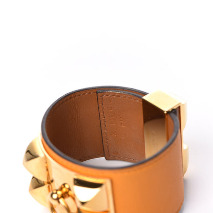 Hermes Swift Collier de Chien CDC Bracelet S Jaune D'Or 6 of 6