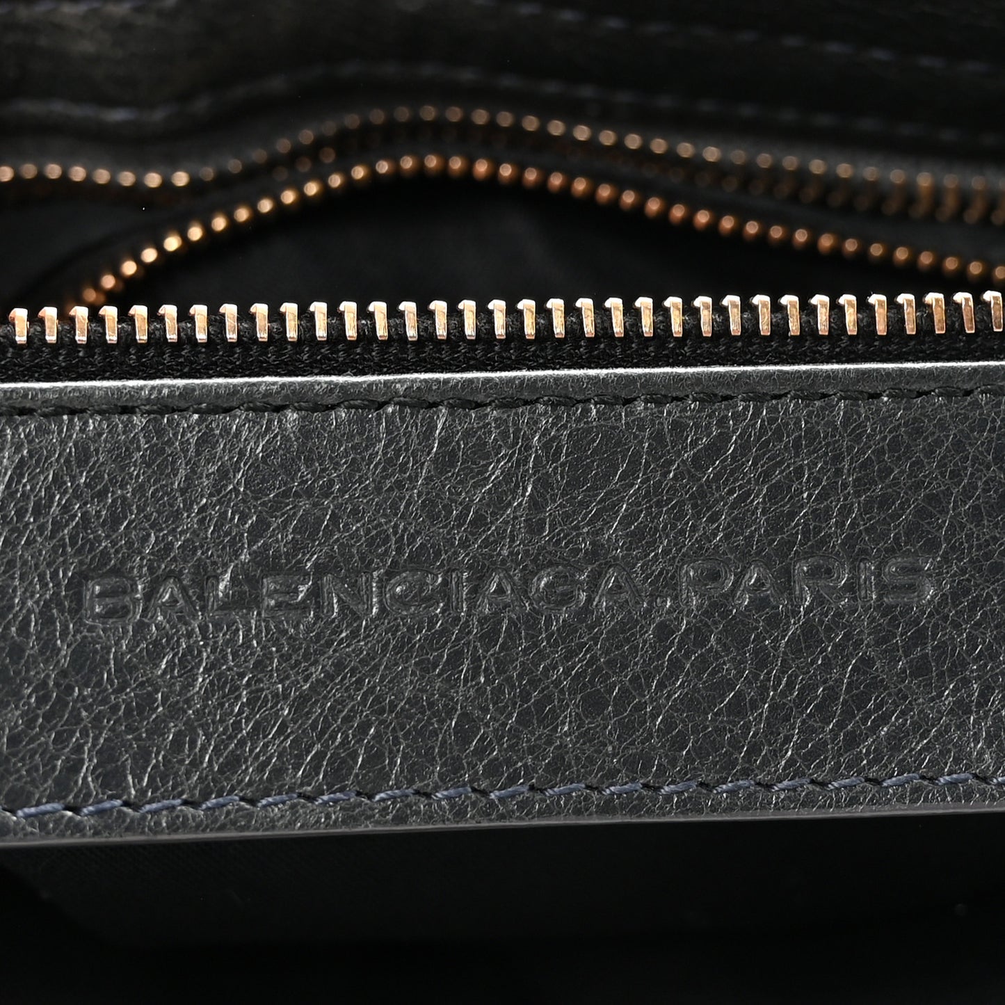 Agneau Giant 12 Rose Gold Hardware City Anthracite