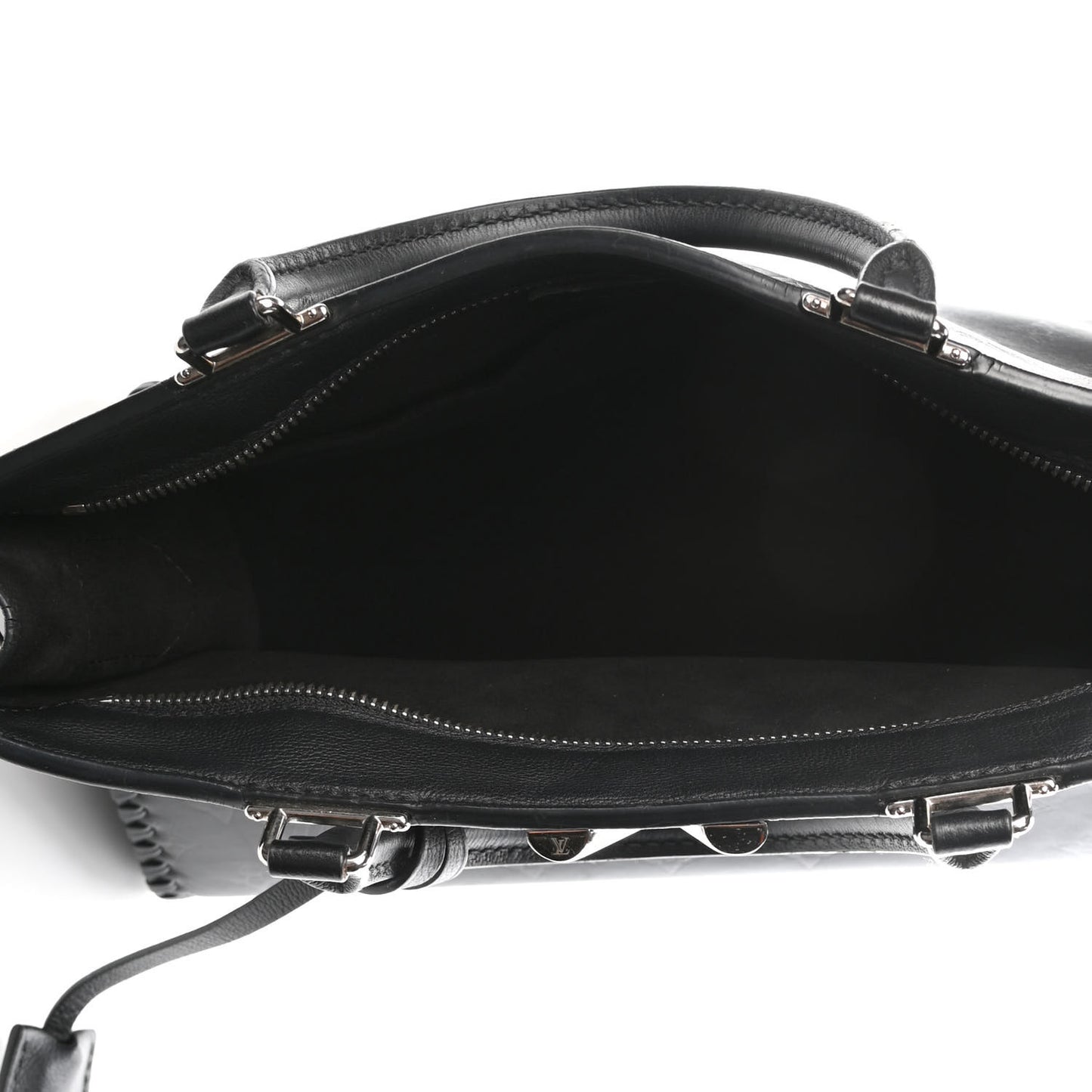 Monogram Cuir Plume Very Zipped Tote Black