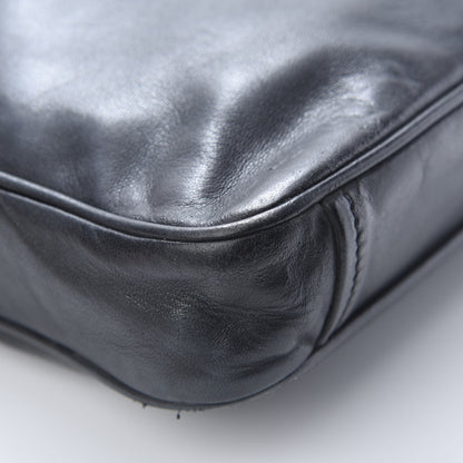 Prada Nappa Flat Messenger Bag Black 12 of 15