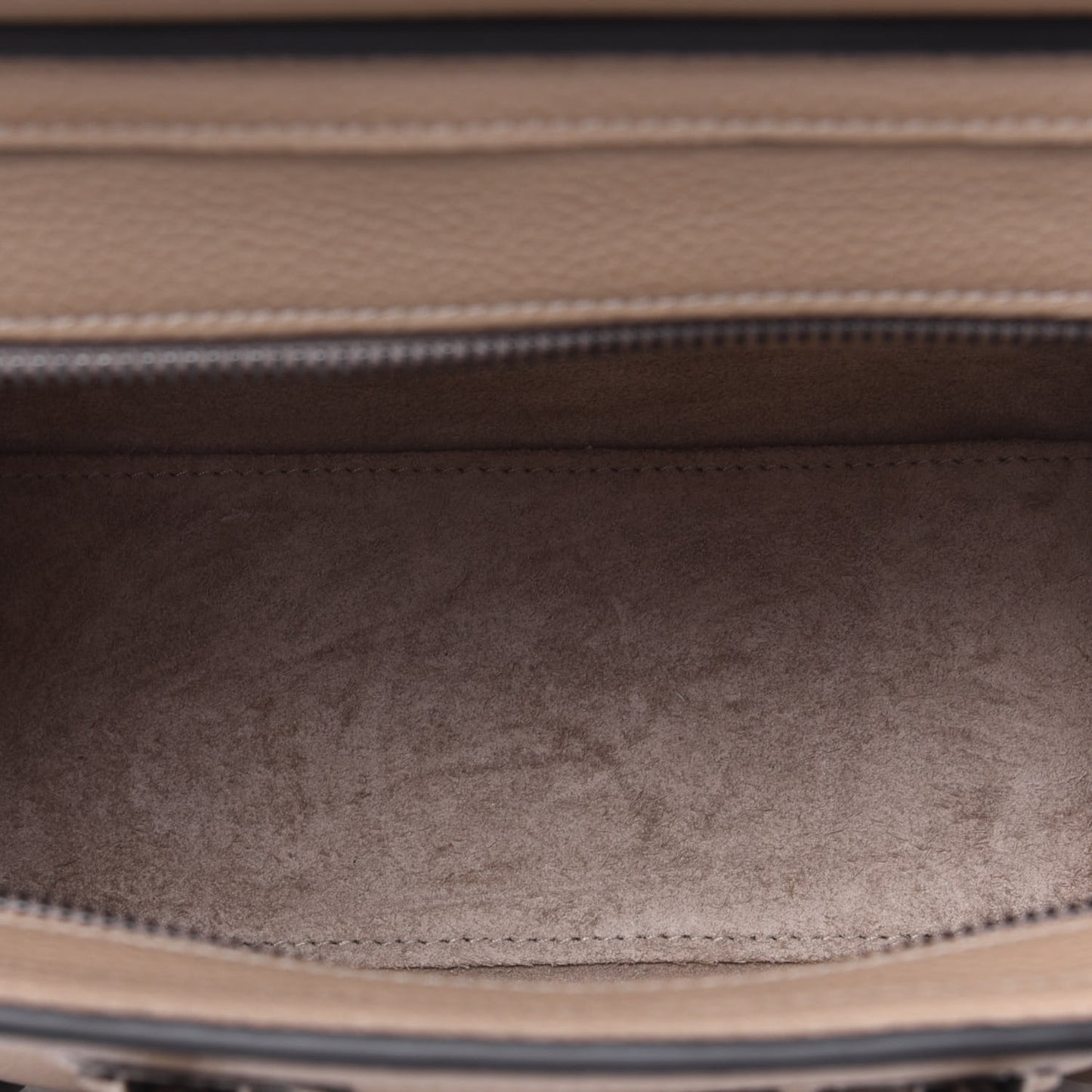 Drummed Calfskin Nano Luggage Dune